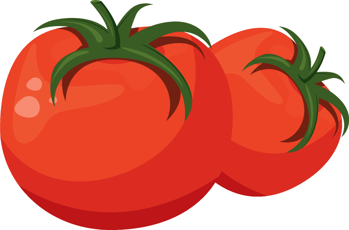 colorful classic tomato vegetables icons for culinary inspiration and fresh recipes