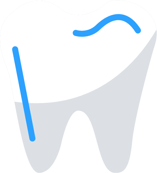 tooth medical icons colorful flat symbols sketch