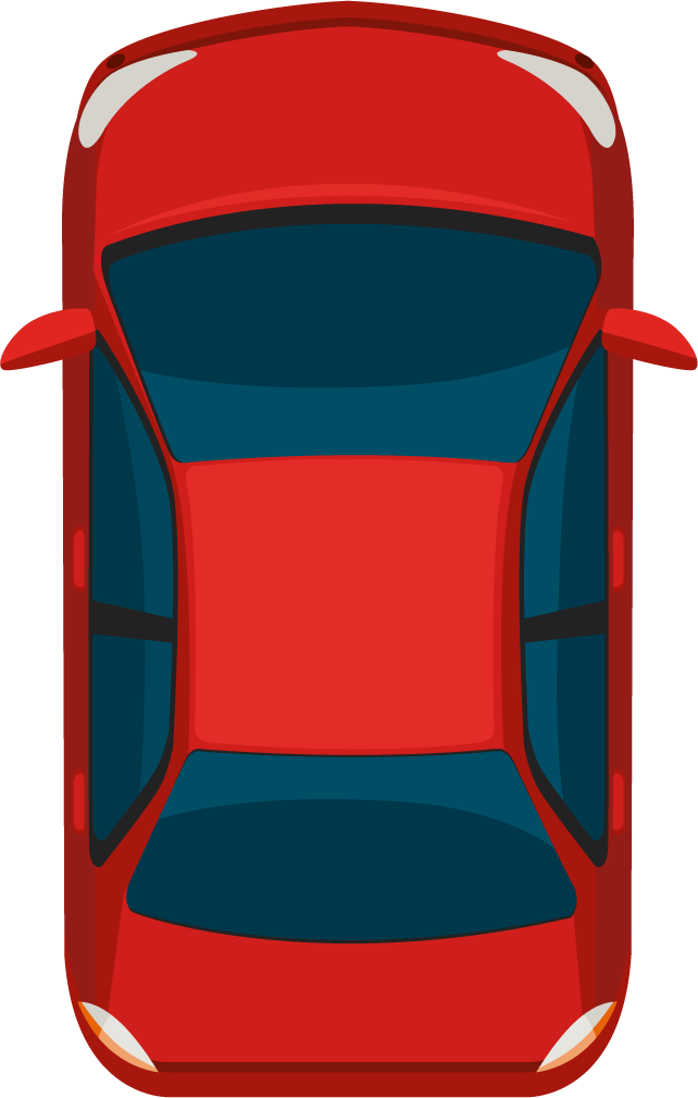 top view of different cars illustration