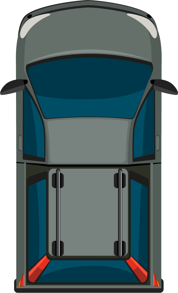 top view of different cars illustration