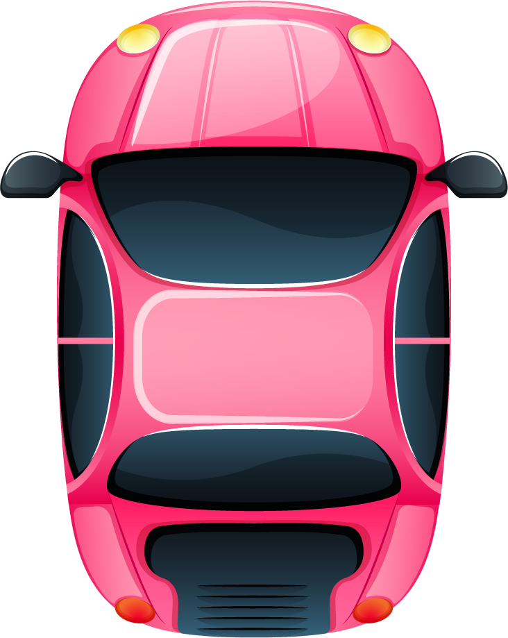top view of different cars illustration