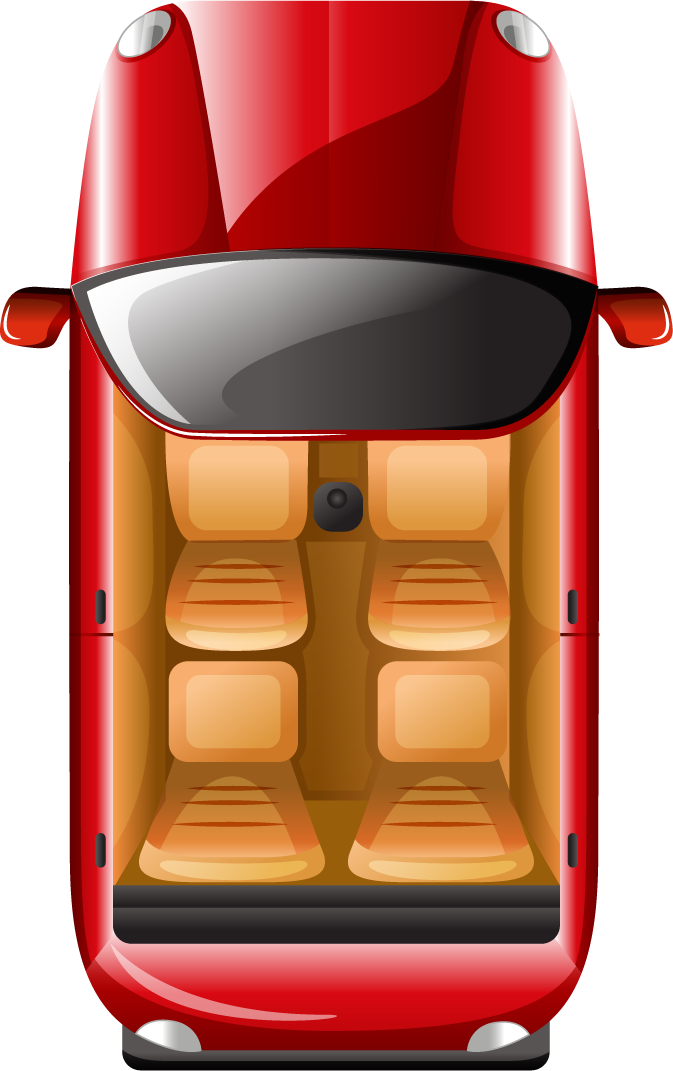 top view of different cars illustration