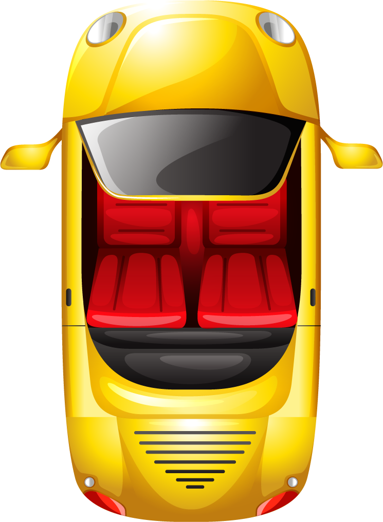 top view of different cars illustration