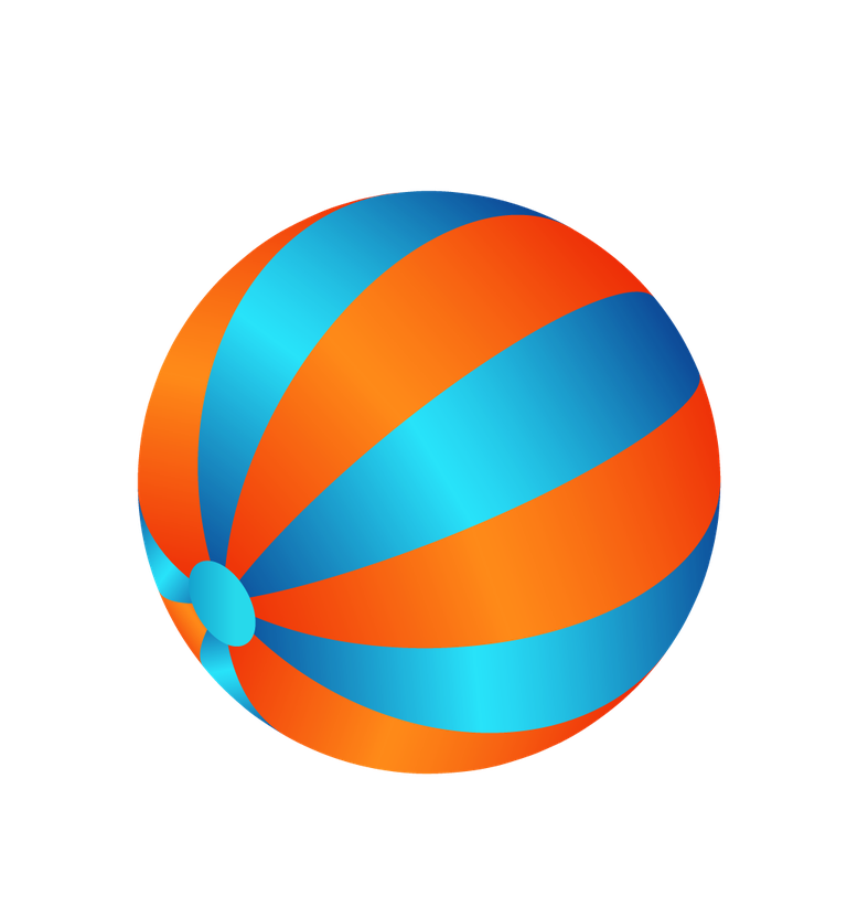 isometric kids toys isolated featuring a vibrant beach ball for playful summer fun