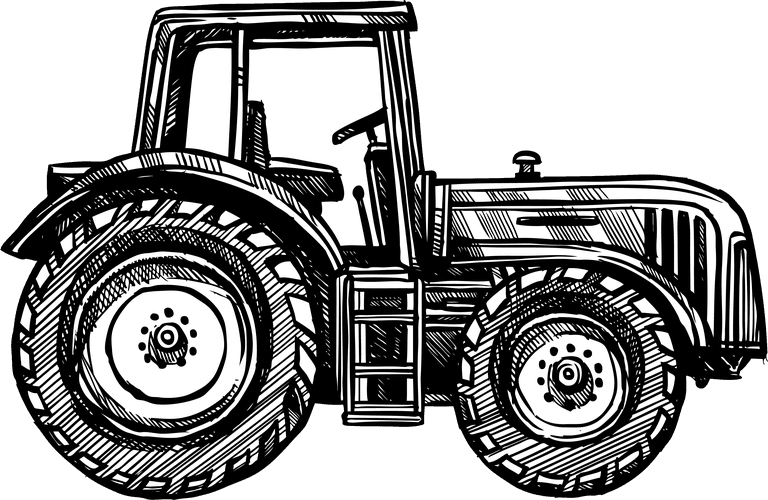 tractor organic farm set