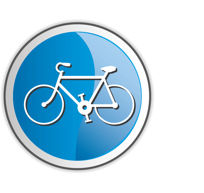 traffic signs traffic sign icons for promoting bike usage in urban environments