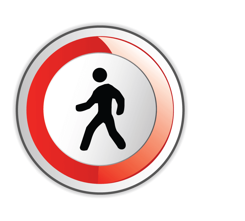 traffic signs traffic sign icons for pedestrian safety in urban environments