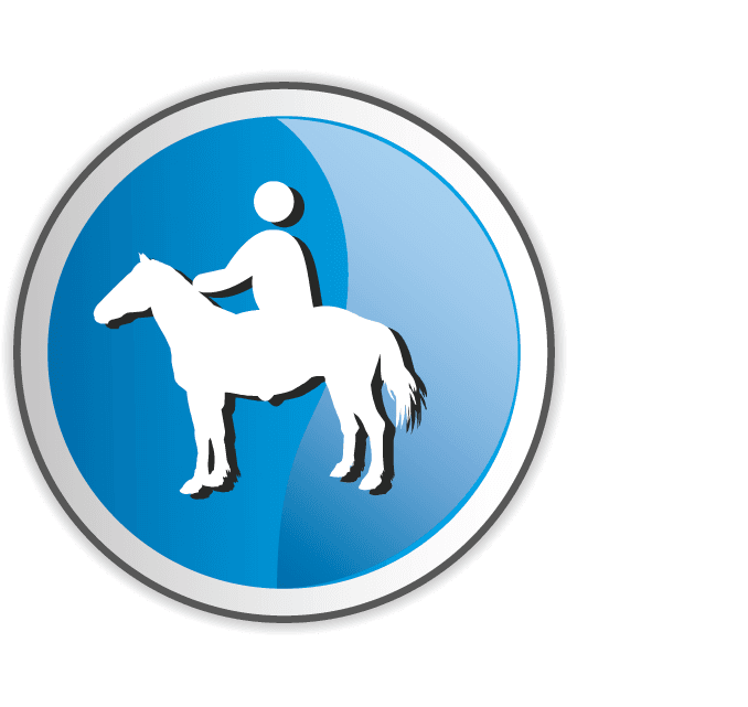 traffic signs traffic sign icons for equestrian riding areas and paths