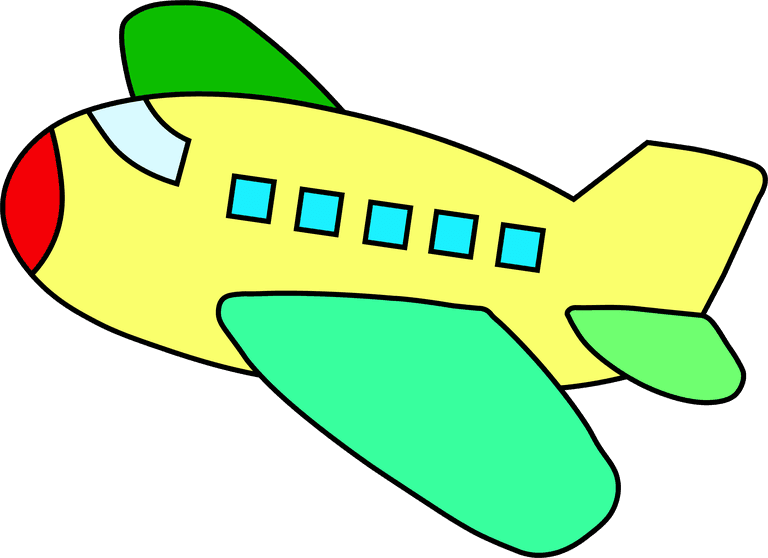 transport toy aircraft vector