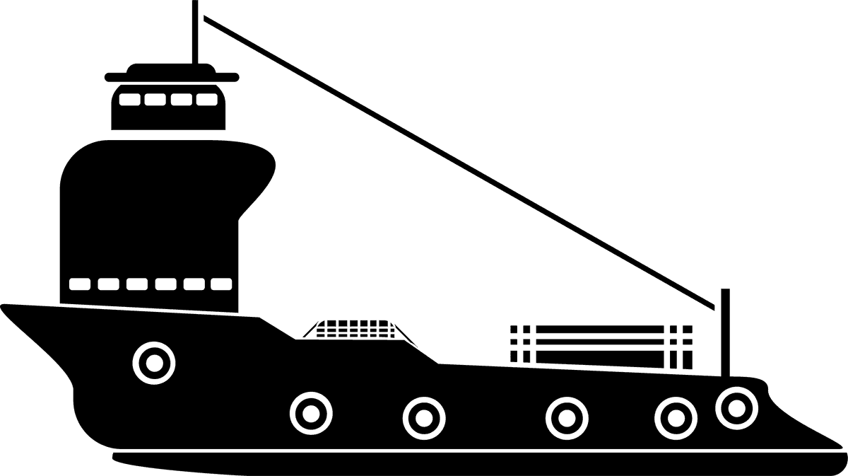 black water transportation icons for efficient maritime logistics and navigation solutions