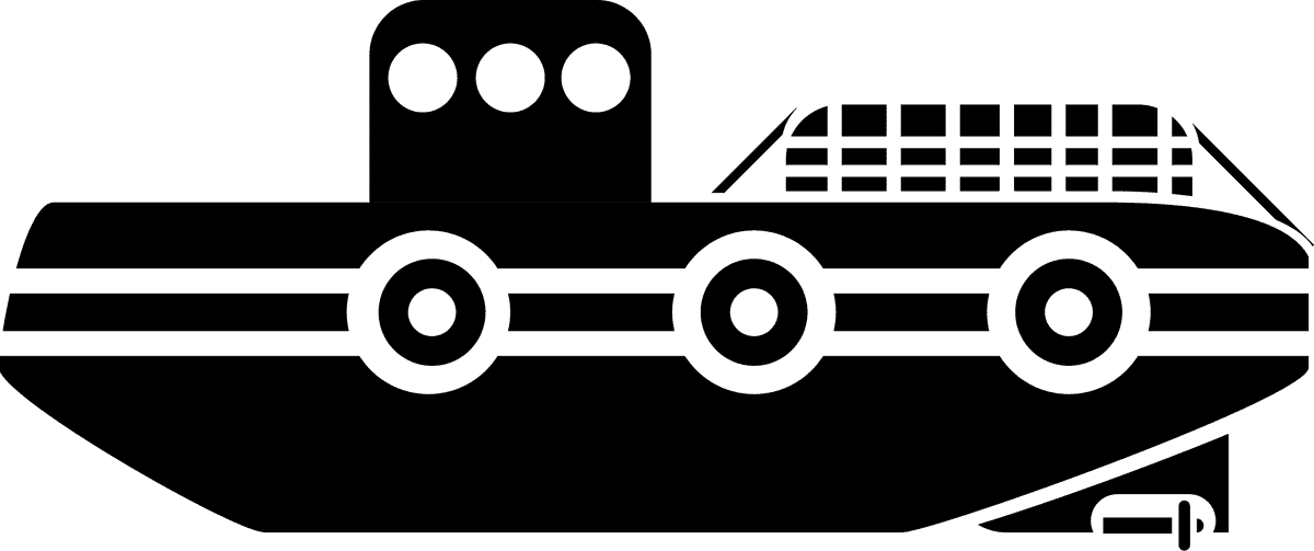 black water transportation icons for efficient boating, fishing and shipping solutions