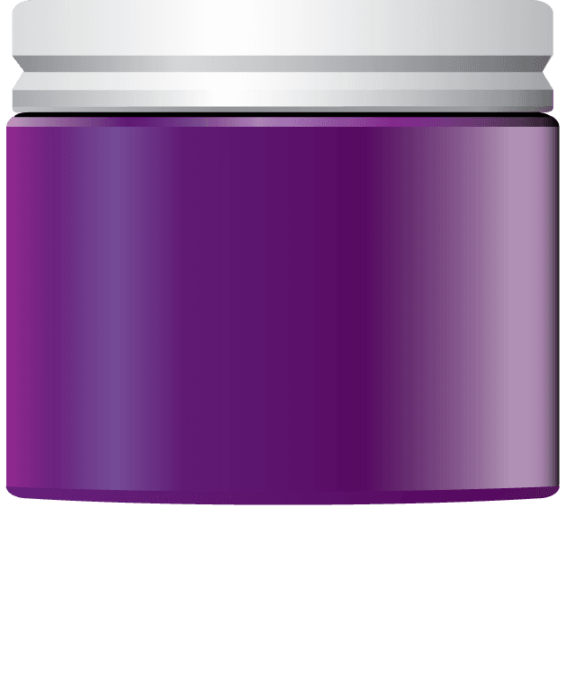 trapping cosmetics packaging vector for premium purple cream containers with sleek modern aesthetic