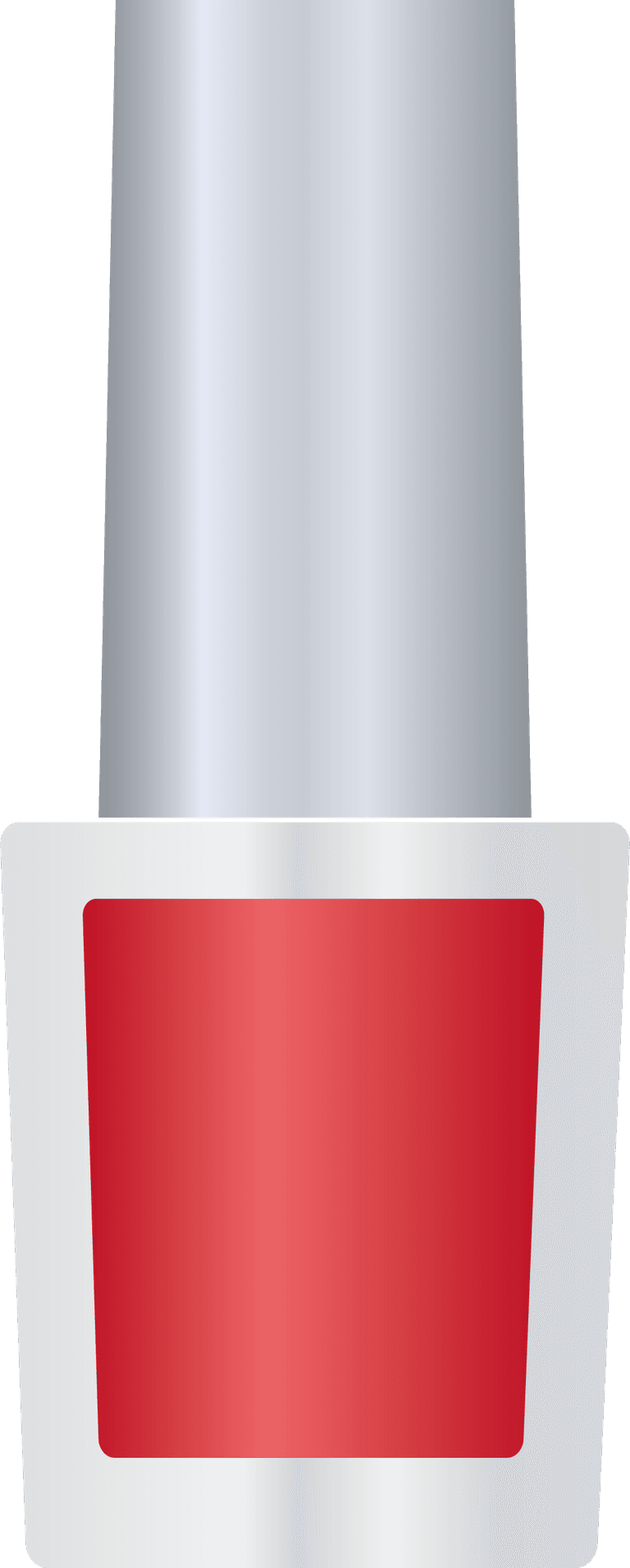 trapping daily cosmetics vector: stylish red nail polish for modern beauty enthusiasts