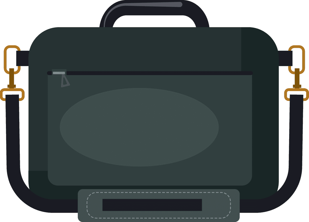 backpacks, luggage and travel accessories illustration