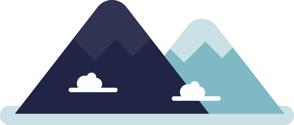 travel infographic elements illustration showcasing stunning mountains and serene skies for outdoor adventures