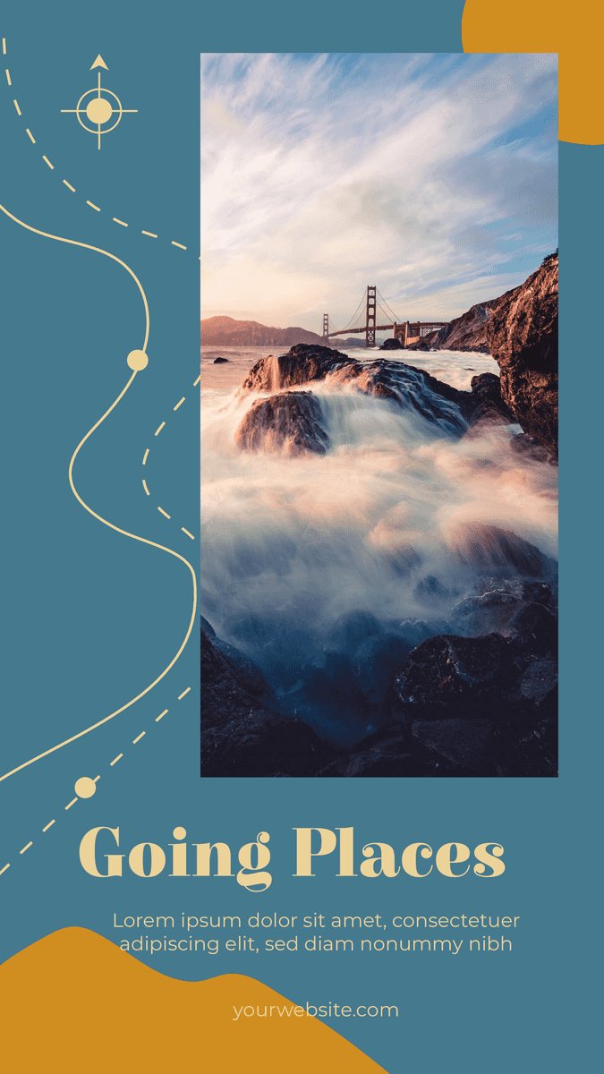 travel promotion instagram real template with stunning visuals and modern layout for adventures
