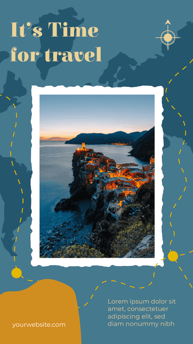 travel promotion instagram real template for exciting adventures and memorable journeys