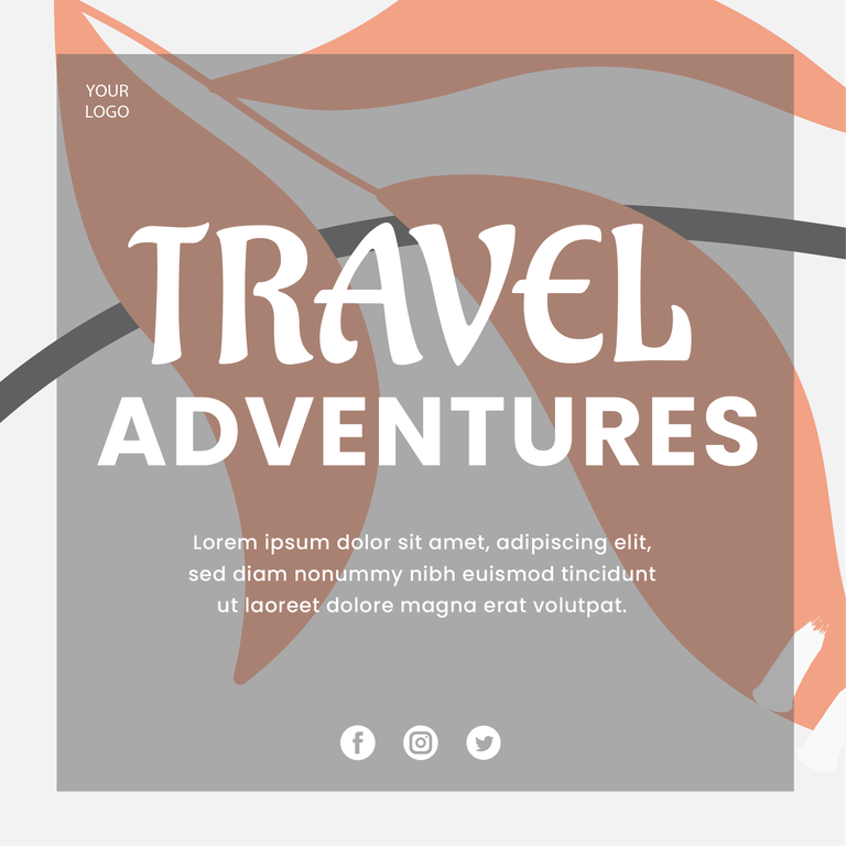 travel promotion instagram post template for showcasing your adventurous journeys