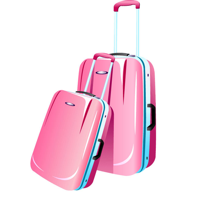 travel suitcase classic travel goods icon vector