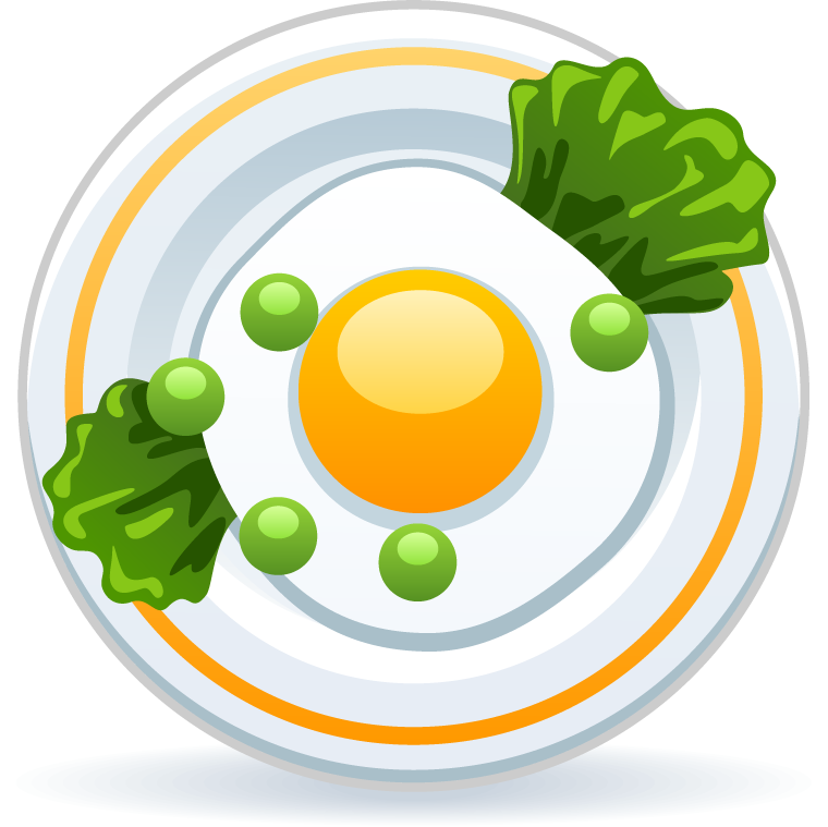 travel and food icons collections featuring colorful plates and fresh ingredients for culinary adventures