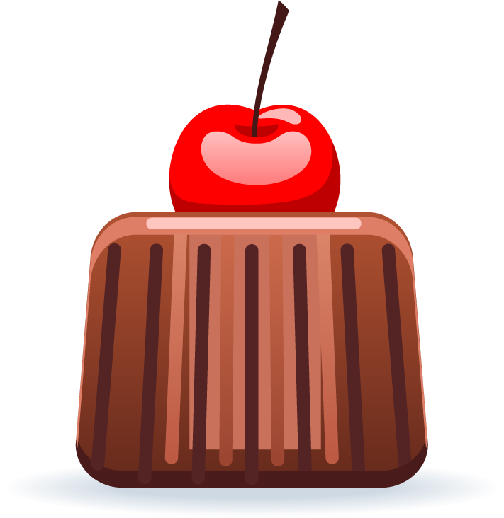 delightful travel and food icons collections featuring desserts and sweet treats for culinary adventures