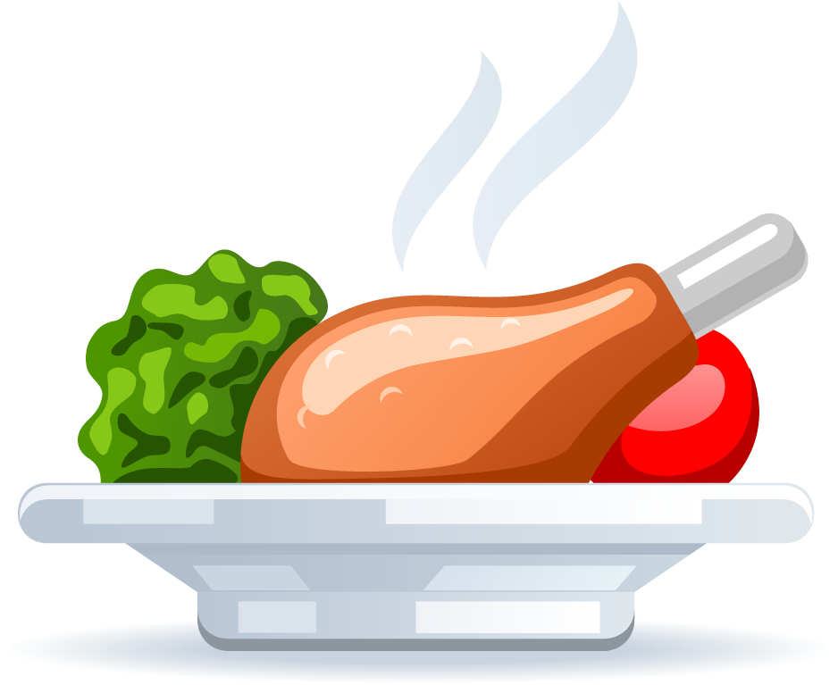 travel and food icons collections for delicious meals and culinary adventures