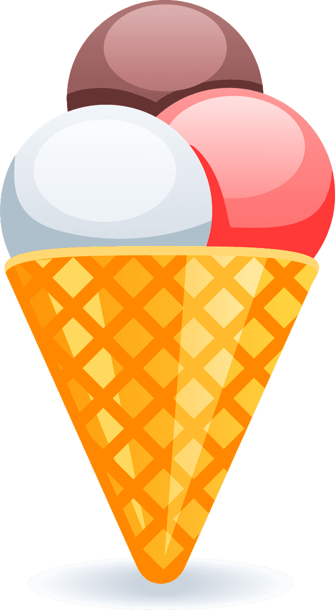 delicious travel and food icons collections featuring colorful ice cream cone for summer delights