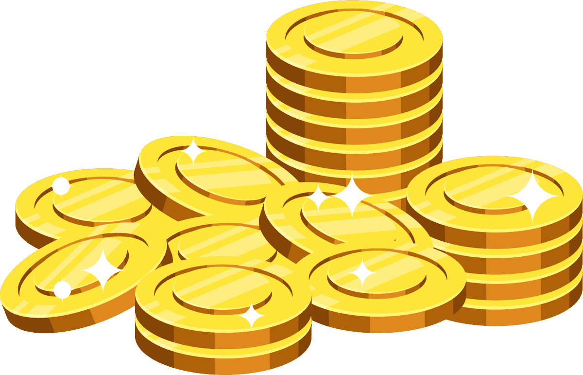colorful symbols sketch showcasing treasures elements with sparkling golden coins for creative projects