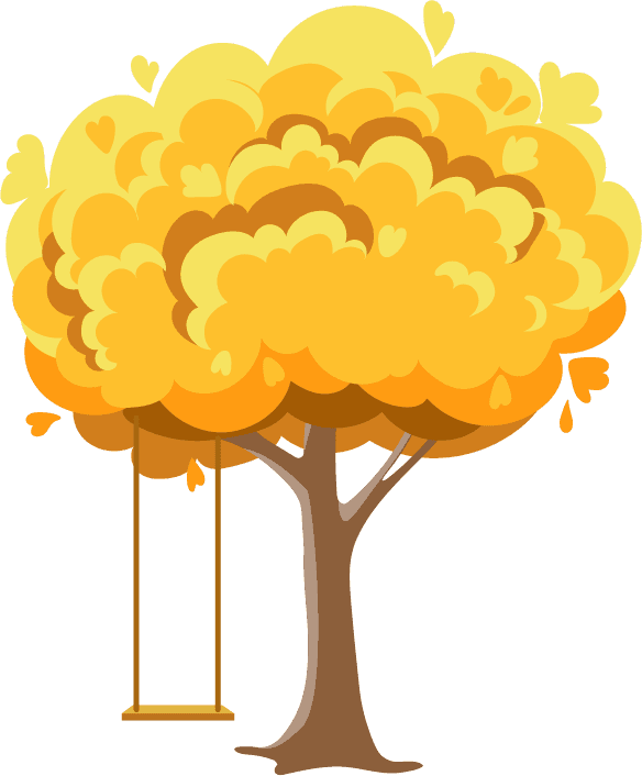 tree autumn thematic elements