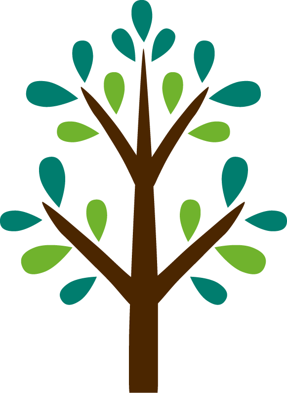 tree clipart made in vector with vibrant leaves and a sturdy trunk for creative projects