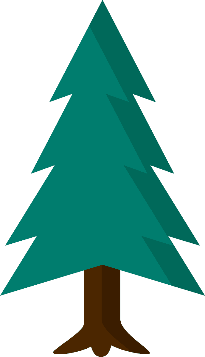 tree clipart made in vector format for nature lovers and outdoor enthusiasts