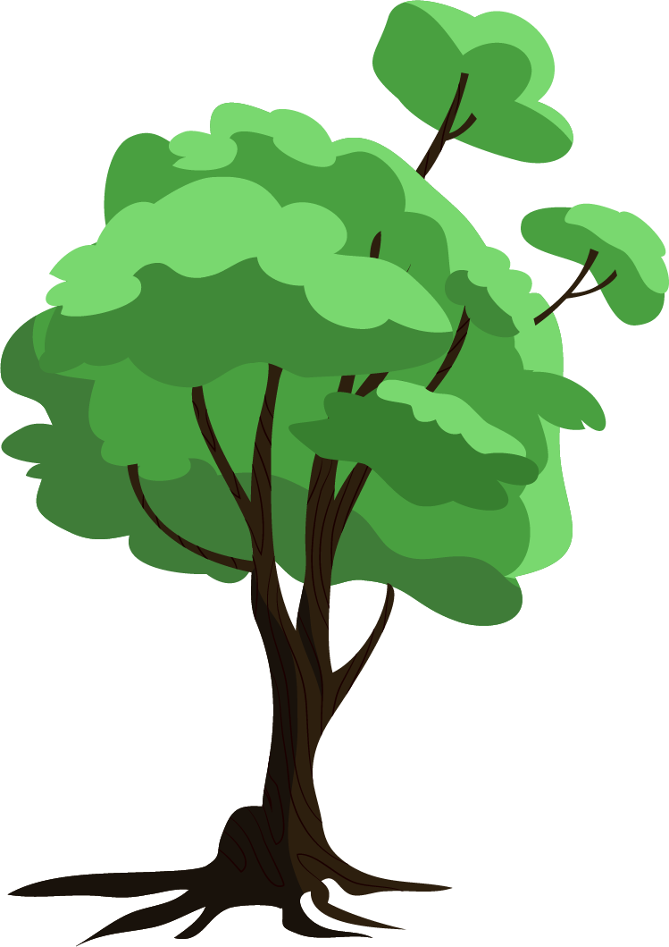 tree icons collection various types for nature-themed projects and applications