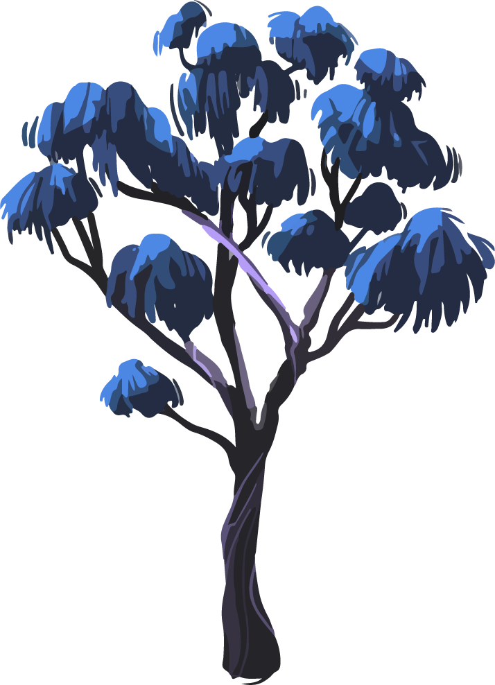 tree plant colorful vector