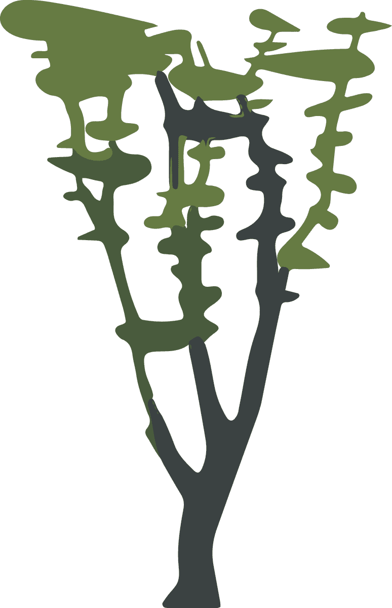 tree plant illustration icon with minimalistic style and versatile application for nature enthusiasts