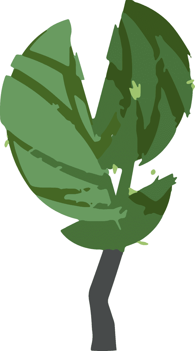 tree plant illustration icon for eco-friendly projects and nature-inspired designs