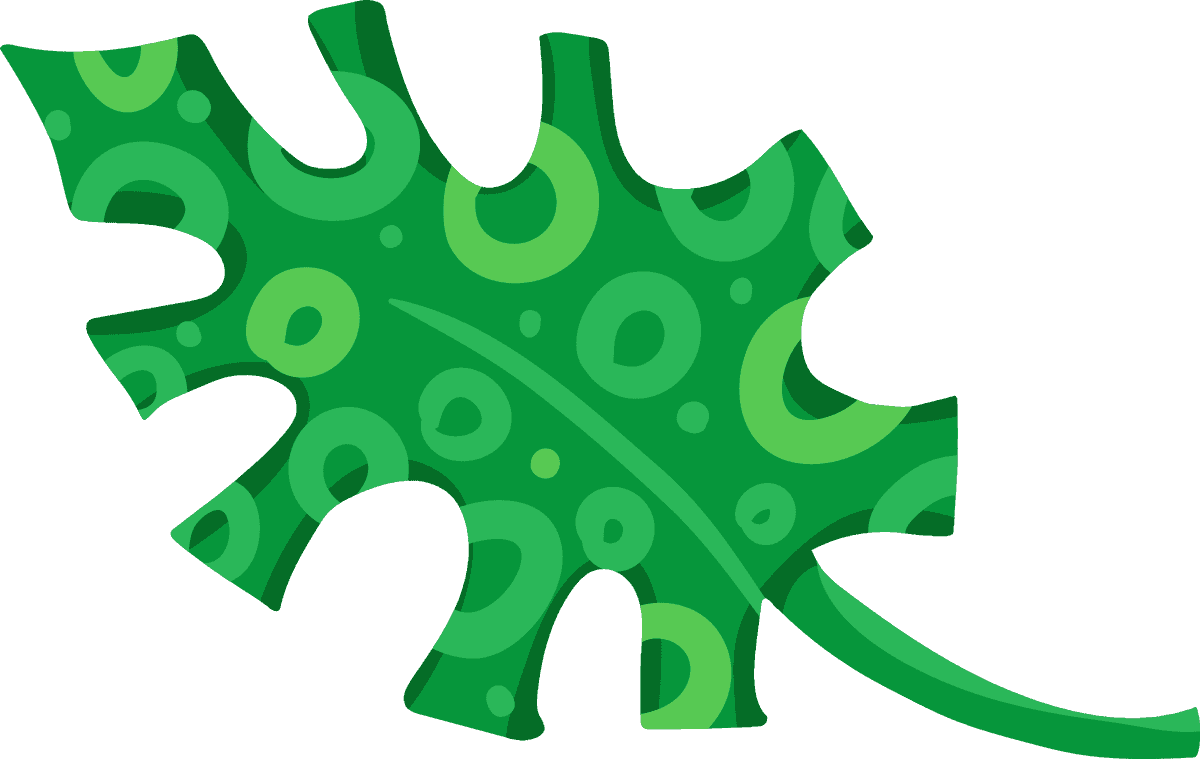 tropical birds and leaves pictograms for creative projects and nature themes