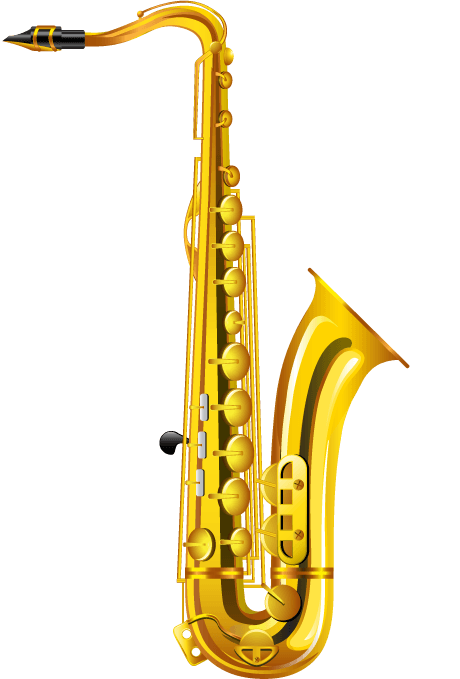 trumpet set of musical instruments graphics