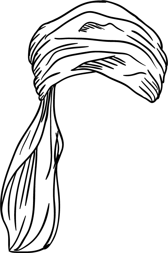 turban headers eastern people