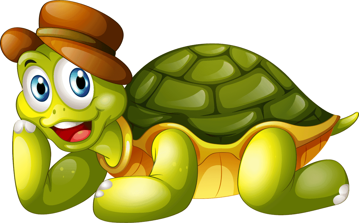 turtle group turtle nature with a cheerful character in vibrant colors for children's themes