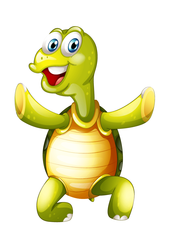 turtle group turtle nature friendly character for children’s educational materials