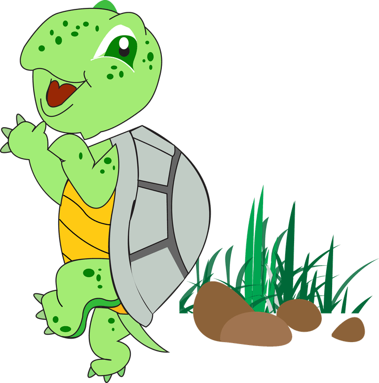 turtle snail turtle frog seahorse icons cute cartoon 