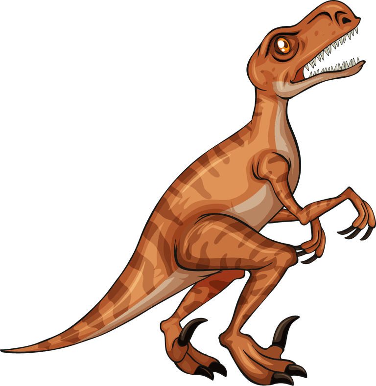 tyrannosaurus a comic dinosaurs flight on white background illustration