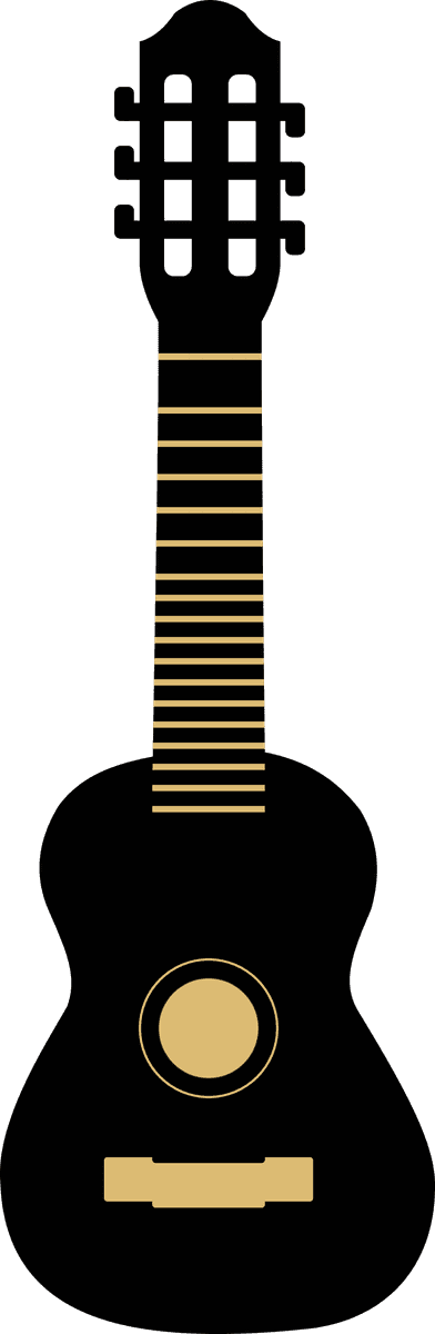 ukulele guitar on the white background