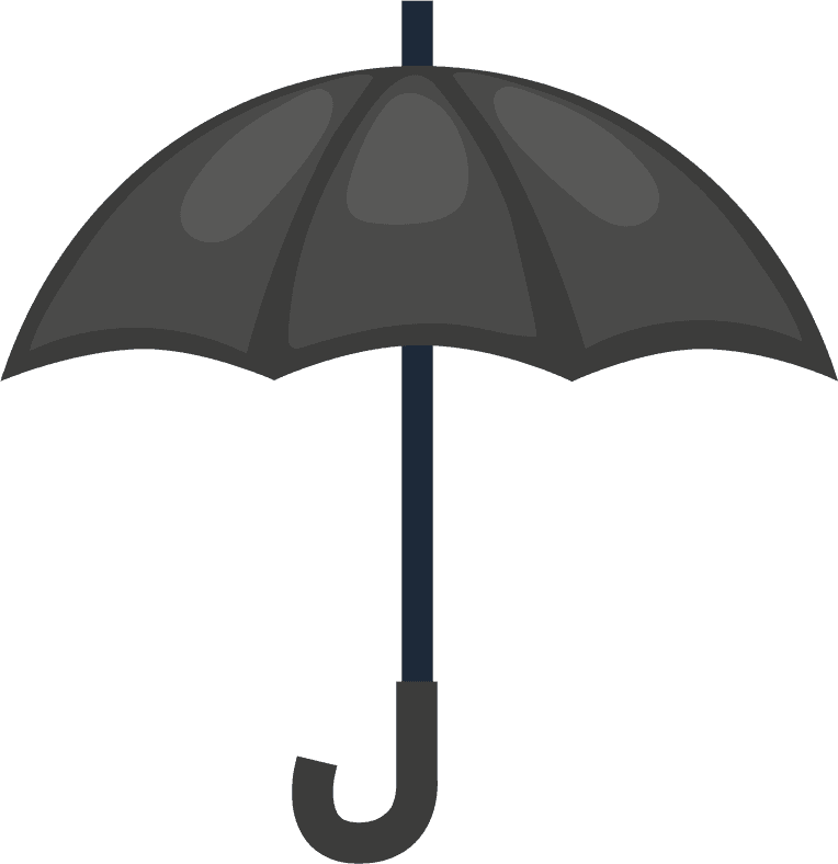 umbrella london icon set with attraction