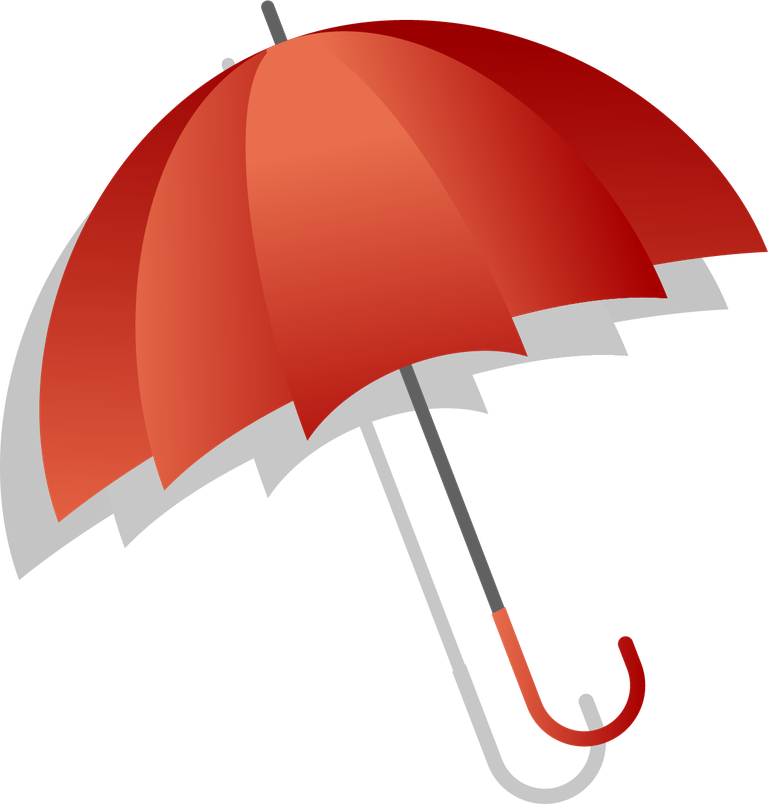 colorful shapes outline umbrellas icons for vibrant weather protection in digital projects