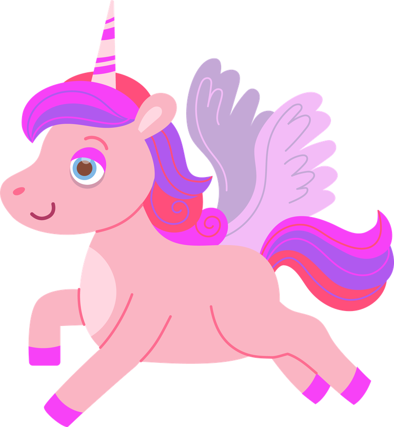adorable unicorn cartoon cute unicorn set for children's projects and party themes