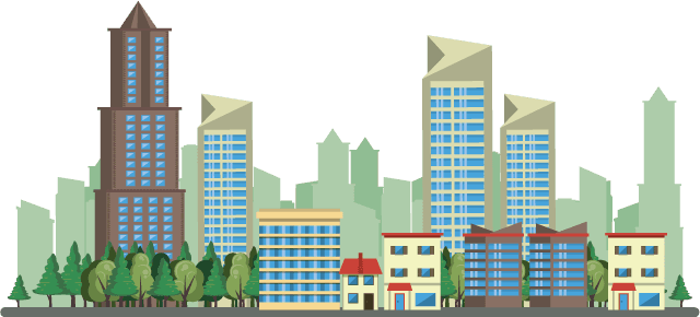 urban buildings cityscape view scenarios