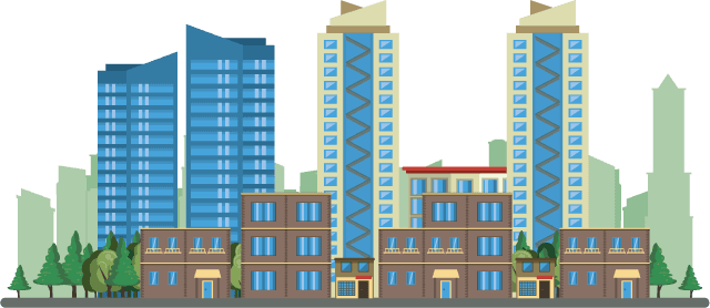urban buildings cityscape view scenarios