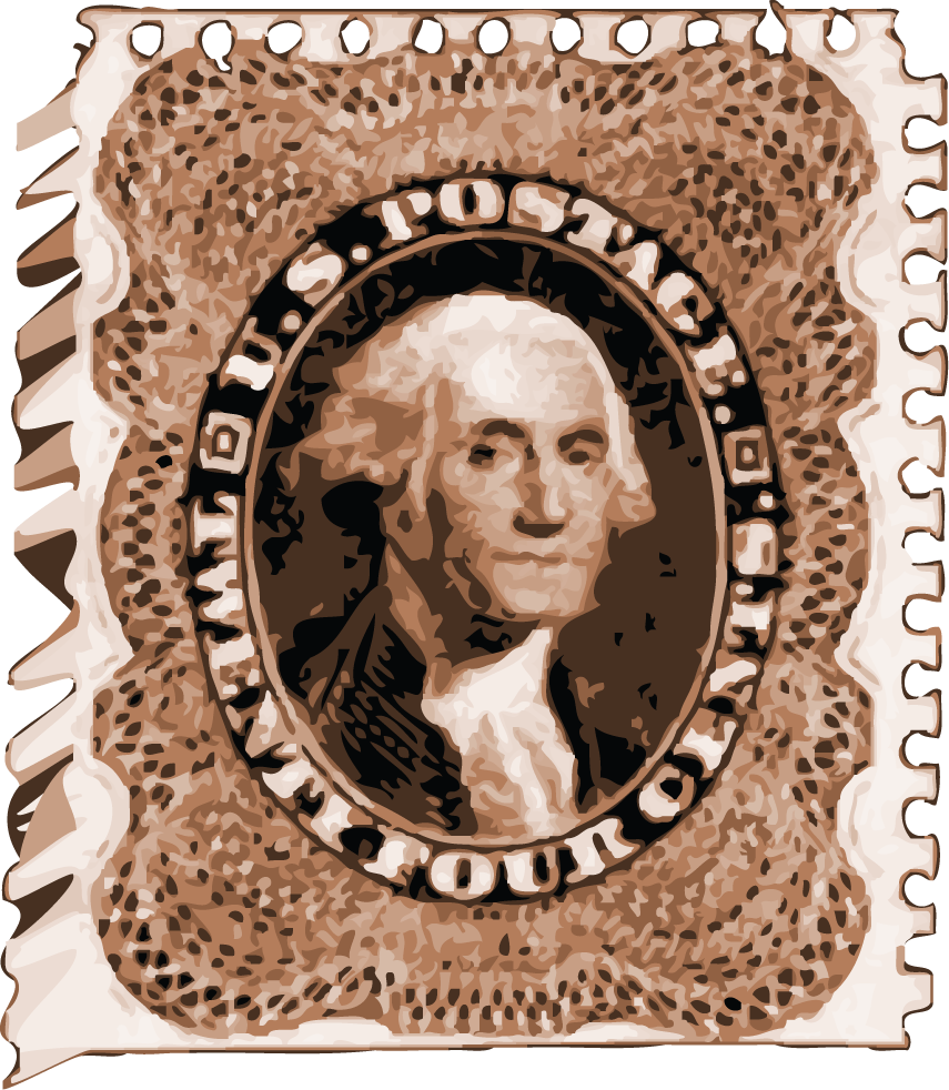 usa stamps shiny vector featuring vintage george washington and intricate details for collectors