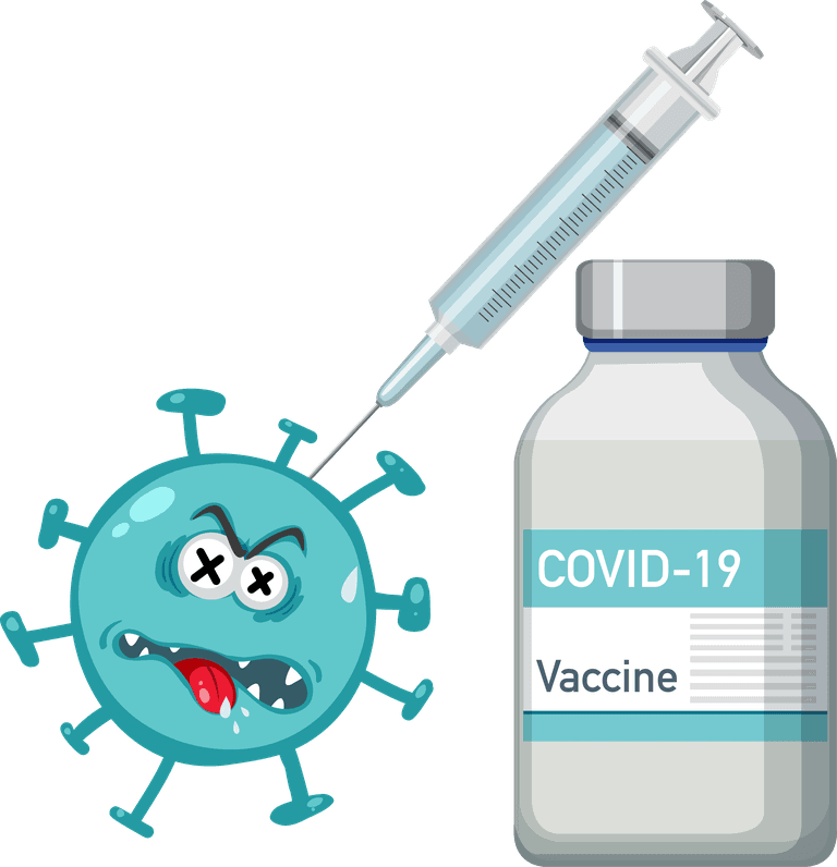 vaccines patients and coronavirus vaccination isolated objects